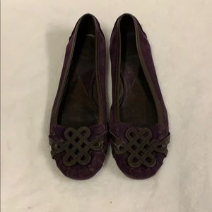 Diane von Furstenberg suede mocassions